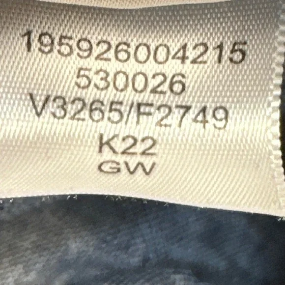 Lands' End Linen Capri Pants Women's 20W Blue Gray Elastic Waist Drawstring - Picture 10 of 10